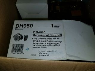 Victorian Style Brass Mechanical Doorbell Dh950