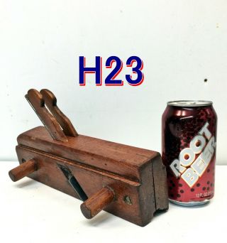 Antique 2 Blade Wooden Molding Plane Wood Tool H23