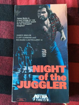 Night Of The Juggler Media Vhs Tape Rare Cult Cinema Crime Horror