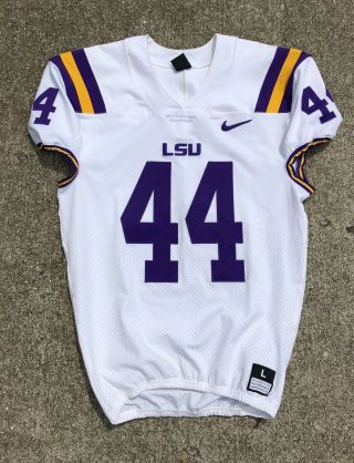 Rare Lsu Tigers Louisiana State University Game Cut/issued Jersey Sec Football L