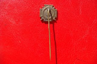 EXTREMELY RARE BELGIUM WWI 1914 1918 Fire Cross Salus Patriae PIN BADGE SIGN M.  W 2