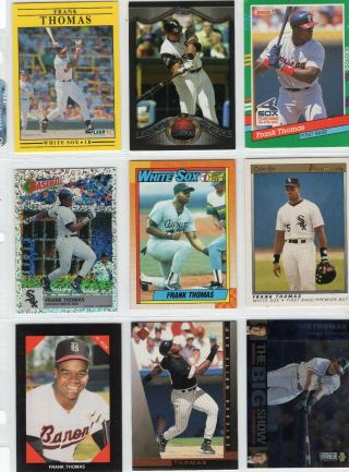 Frank Thomas Whitesox Topps Legends Of The Game 23/25 Rare Plus 8 Others