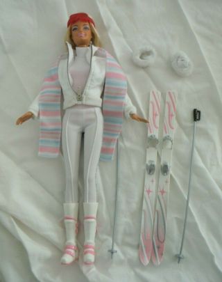 Barbie Ski Set Doll With Outfit/gear,  Rare 2012 Edition - Euc/vgc