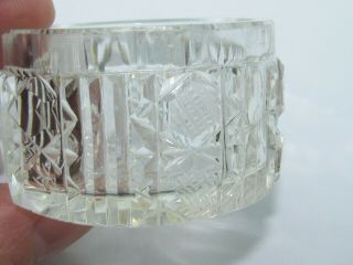 Sterling Silver Top Frank Whiting 18.  5g American Brilliant Cut Glass Dresser Jar 3