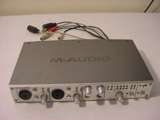 M - Audio Firewire 1814 Audio Interface With Rare Cord - No Power Cord