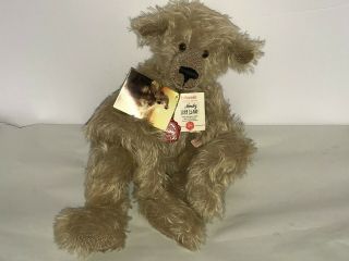 Hermann 15 " Mohair Teddy Bear West Germany Monty Ltd Edt 899 Of 2000