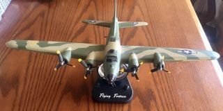 Rare Vintage B - 17g Flying Fortress Wwii Bomber Plane /desk Clock Perfectly