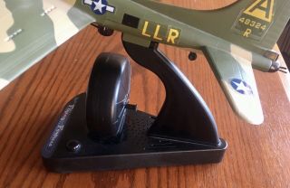 RARE Vintage B - 17G Flying Fortress WWII Bomber Plane /Desk Clock Perfectly 3