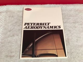 Rare 6 Page Peterbilt Aerodynamic Trucks Dealer Sales Brochure