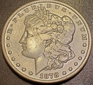 Rare 8tf 1878 P Morgan Silver Dollar 8 Tail Feathers Rare