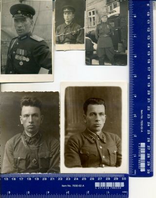 Ww 2 Vintage War Hero Order Lenin Patriotic Ussr 42 Photo Rare