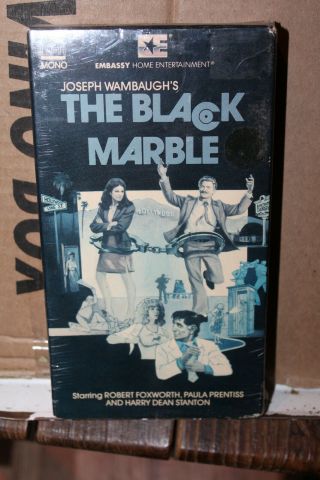 Vintage 1986 1980 The Black Marble Vhs Paula Prentiss Harry Dean Stanton Rare