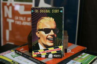 Max Headroom The Story Beta Not Vhs Klv - Tv Rare Oop Video Cult 1985