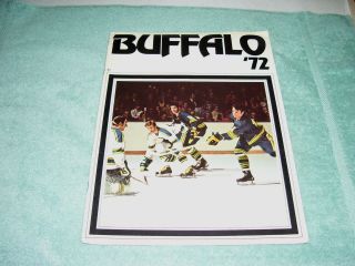 Rare Buffalo Sabres 1972 Preview Guide Pictures,  Stats,  More