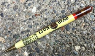 Vtg 30s Lion Brand Motor Oil Mechanical Pencil Contents Gas Station Rare?