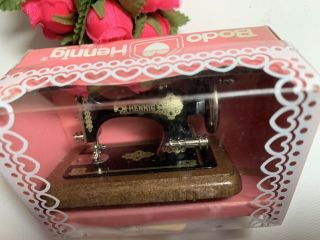 Bodo Hennig Vintage Sewing Machine Htf Dollhouse Doll House Miniature