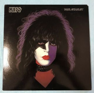 Kiss Paul Stanley 1978 Orig Us Vinyl Casablanca Nblp - 7123 Nm - Nm W/ Poster Rare