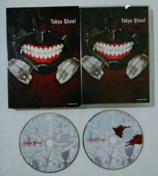 Tokyo Ghoul: The Complete First Season (dvd,  2 - Disc Set) W/ Slipcover Very Rare