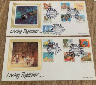 1988 Australia “living Together Part 1 " By Benham Silk Cover Rare