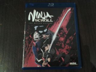 Ninja Scroll Blu - Ray Rare Oop Likenew Anime Martial Arts Horror Sentai Filmworks