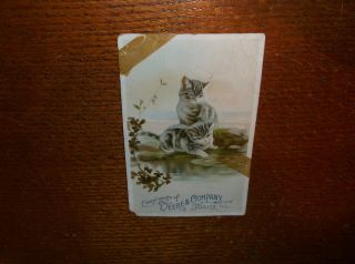 Rare Jd Vintage Advertising 1890 John Deere Company Moline Ill Plows Post Card