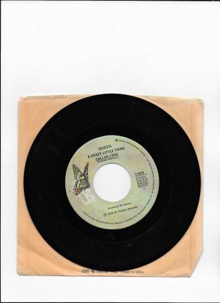 Queen A Crazy Little Thing Rare Elektra Green Label Single From Canada