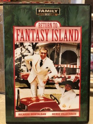 Return To Fantasy Island (dvd),  Rare,  Ricardo Montalban,  Herve Villechaize