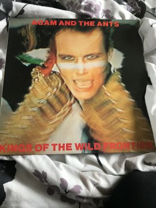 Adam And The Ants - ‎kings Of The Wild Frontier 1980 Vinyl Lp 12 “,  Inner Rare