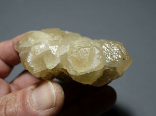 VERY RARE,  OLD CLASSIC,  CREAM BARYTOCALCITE CRYSTAL CLUSTER,  ILLINOIS 3