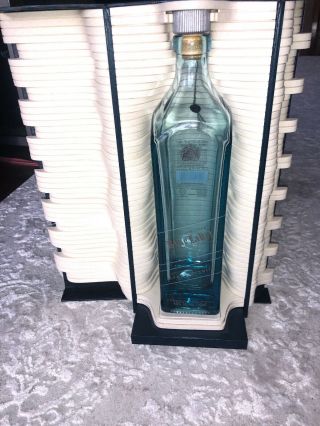 Johnnie Walker Blue Label Dunhill Empty Bottle W/display Box 750ml Whisky Rare