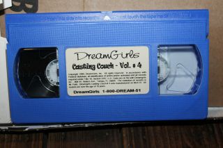Vintage 1999 DreamGirls Casting Couch Volume 4 VHS XXX Rare 2