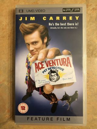 Ace Ventura: Pet Detective (umd Movie For Psp,  1994) Rare
