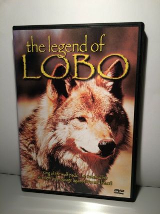 The Legend Of Lobo (dvd,  2000) Anchor Bay Disney Rare Oop With Insert
