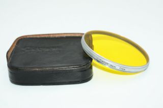 【n.  Mint】vintage Rare Canon Yellow Lens Filter 72mm Sy50 2c From Japan 216