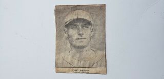 Tommy Thevenow Cardinals 1924 Rookie Portrait Panel Very Rare