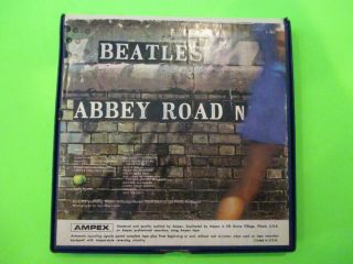 THE BEATLES ABBEY ROAD REEL TO REEL APPLE RECORDS/AMPEX 7 1/2 IPS 4 TRACK RARE 3