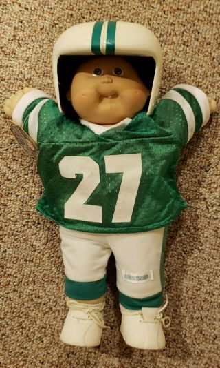 Vintage 1983 Coleco Cabbage Patch Kids Boy Doll Football Player Rare