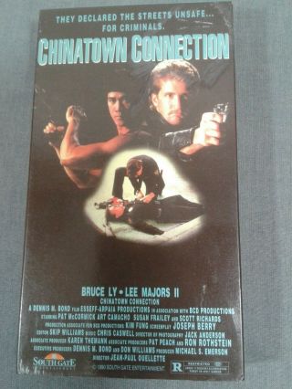 Chinatown Connection (vhs,  1990) Rare Bruce Ly,  Lee Major Ii