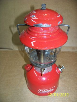 Vintage Coleman 200 Tall Vent Lantern Undated Made In Canada