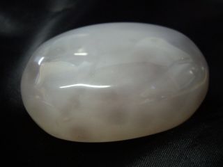 See Video Polished Rare Enhydro River Agate With Large Moving Bubble 196.  5g