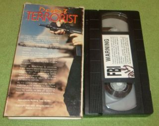 Desert Terrorist VHS Action 1991 Bruce Miller Rare HQV Video 3