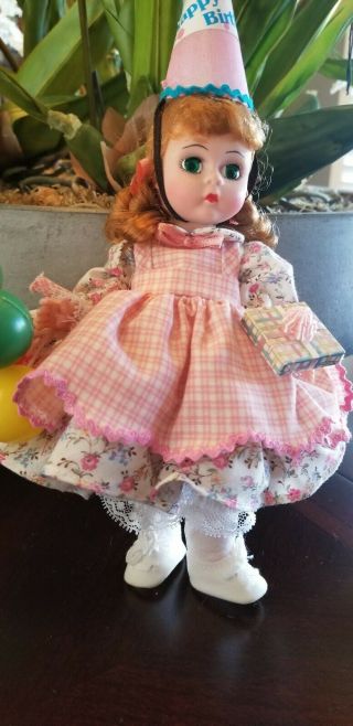 Vintage Madame Alexander “happy Birthday” 8 Inch Doll