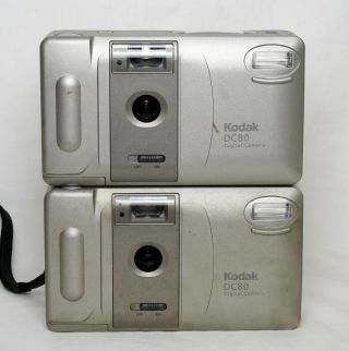 Kodak Dc - 80 (x2) Rare Vintage Digital Camera (1999) Japanese Release Only