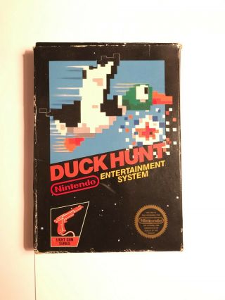 Nes Duck Hunt 5 - Screw Hangtab Non Rev - A Complete Cib Rare (1985)
