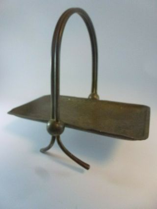 Vintage Rare Hammered Pal Bell Co Made In Israel Brass Bronze Trinket Dish