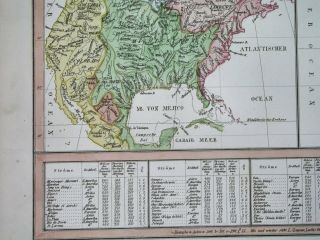 1849 RIVER MAP in UNITED STATES CANADA MEXICO AMERICA HYDROGRAPHY 3