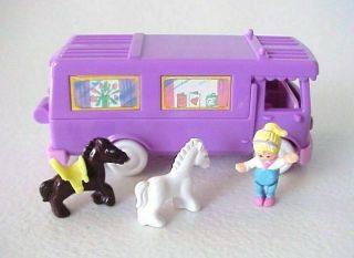 1994 Vintage Polly Pocket " Stable On The Go " 100 Complete