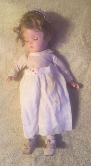 Rare Madame Alexander Quintuplets Nurse.  At