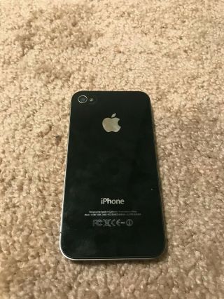 Apple iPhone 4S - Rare iOS 6.  1.  3 - 8GB - Black (A1387) 3