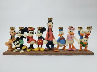 Rare Vintage Disney Chanukah Hanukkah Menorah Mickey And Friends (1995)